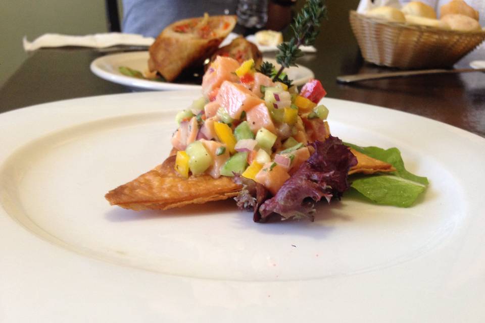 Ceviche de salmón