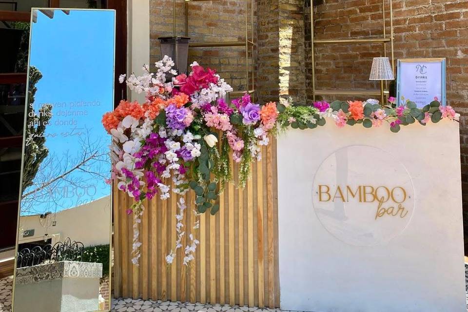 Barra Latte con decoración