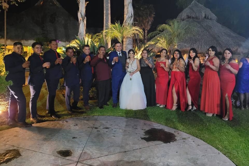 Las damas y la novia