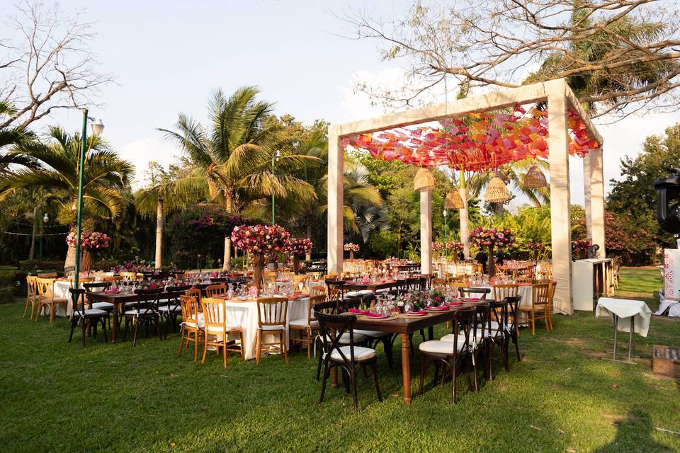 Boda con estructura