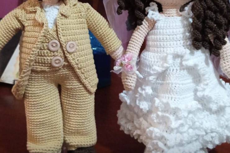 Novios a crochet