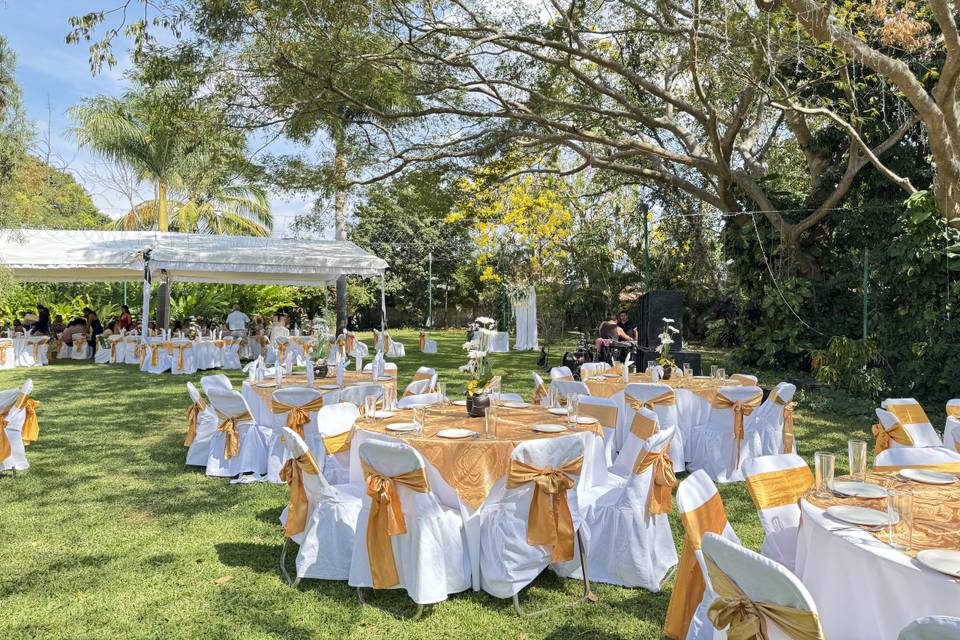 Boda jardín