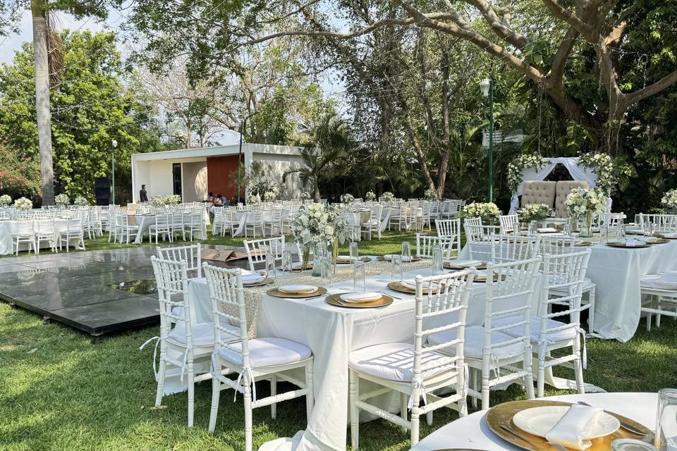 Boda mobiliario Tiffany