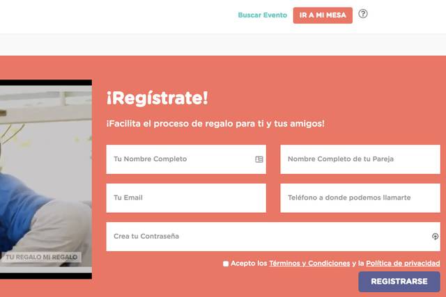 Registrate en minutos