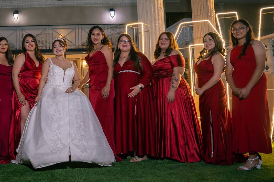 Sesión Privada Novia y Damas