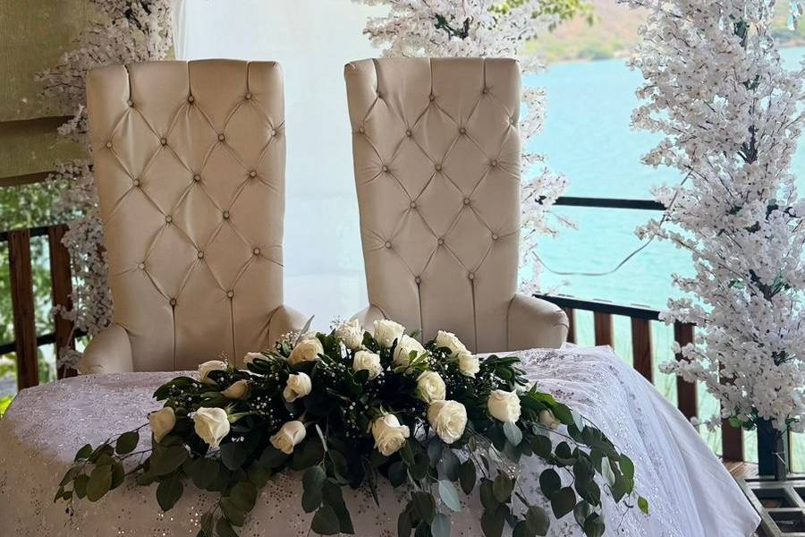 Boda en terraza