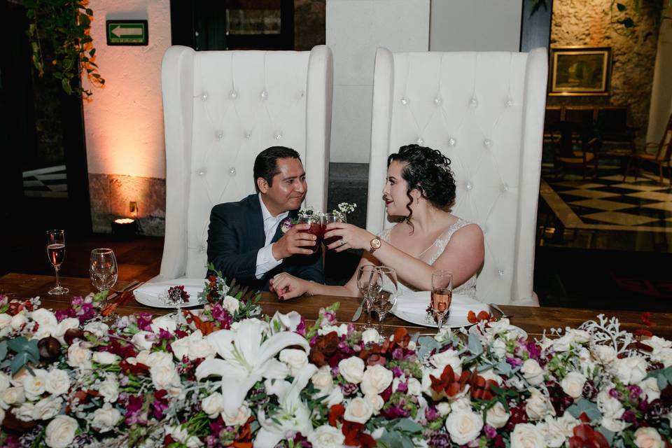 Brindis en boda