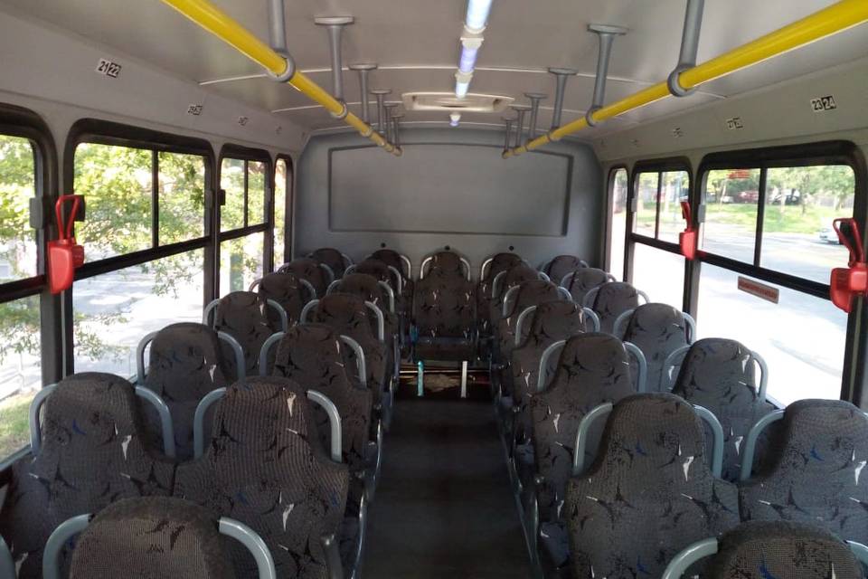 Interior de autobús