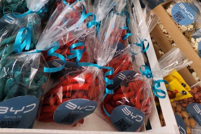 Mesa de dulces corporativa