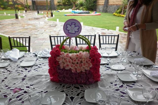 Bolso de rosas