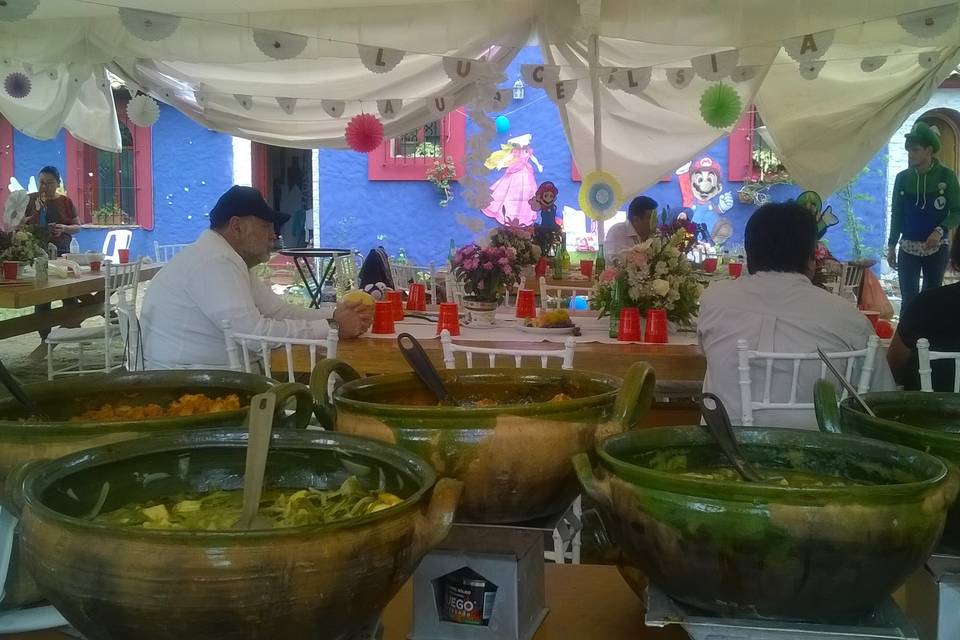 Buffet de cazuelas