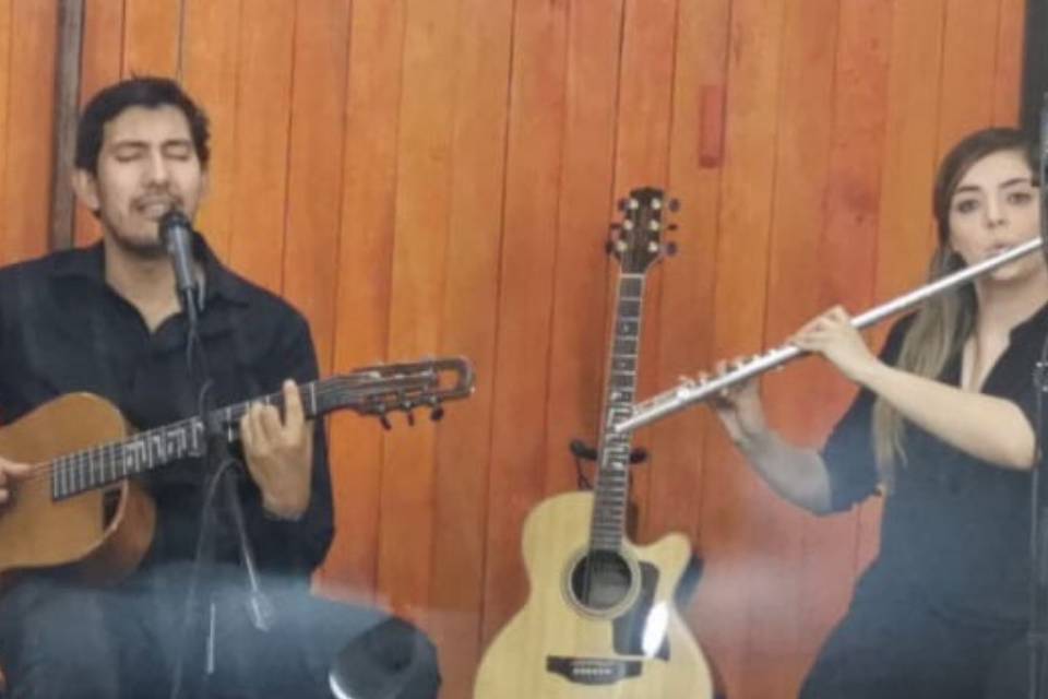 Guitarra, flauta y voz