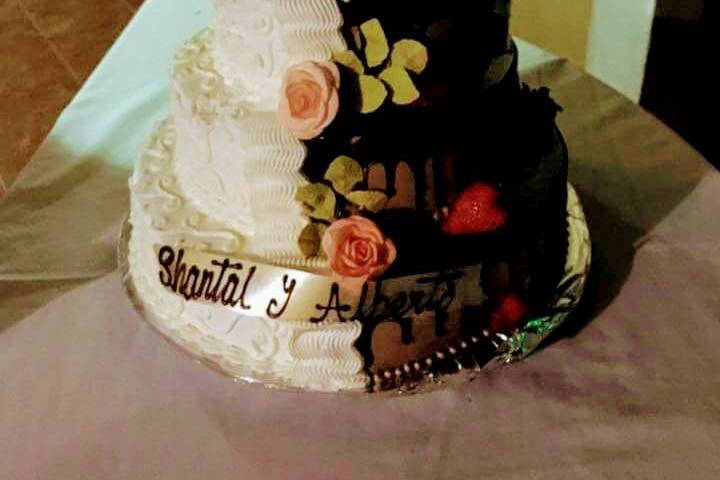 El detalle pastel de bodas