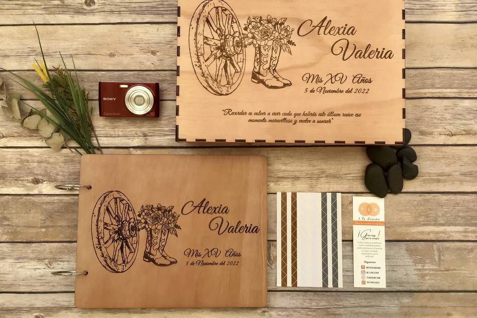 Libro + caja - personalizados