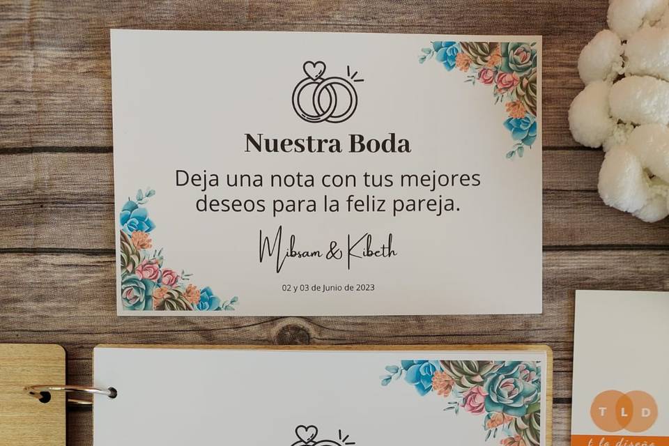 Libro de firmas bodas