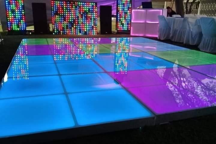 Pista de baile cristal led