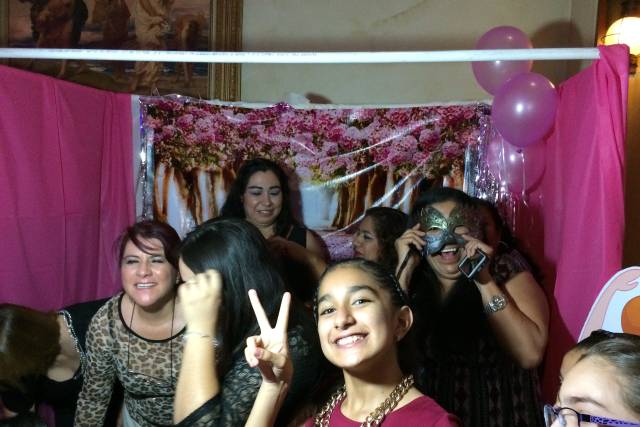 Cabina de fotos chuscas