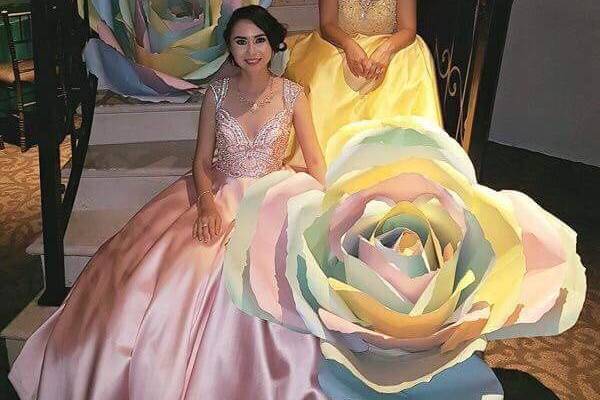 Rosas gigantes