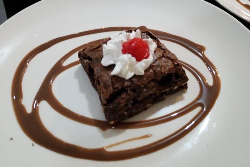 Postre brownie