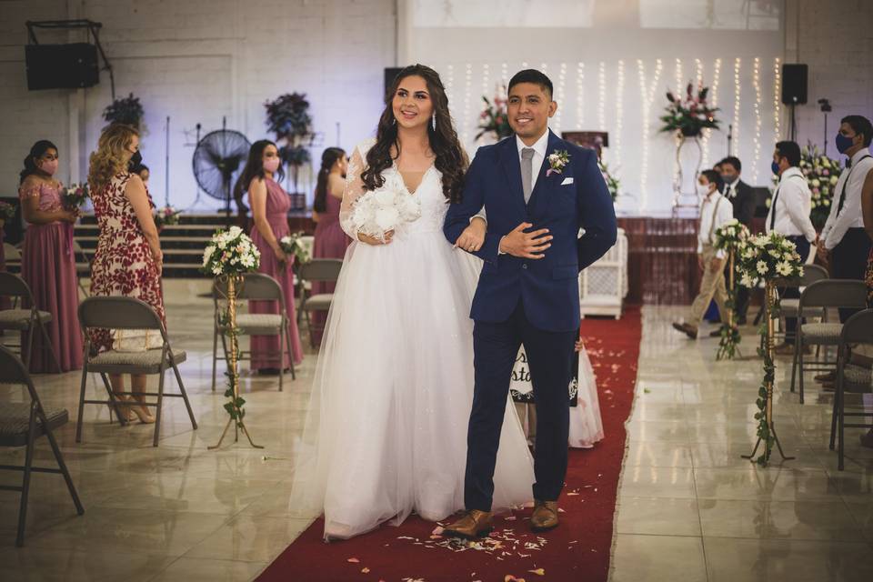 Ceremonia religiosa novios