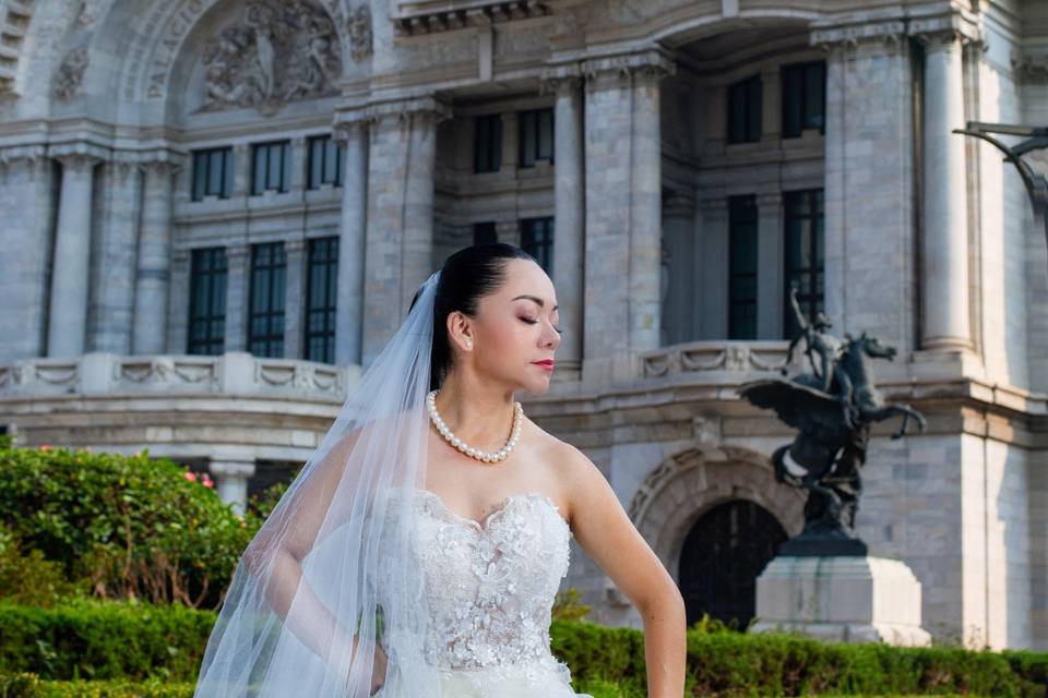 Maquillaje y peinado nupcial