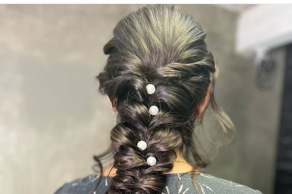 Maquillaje y peinado nupcial