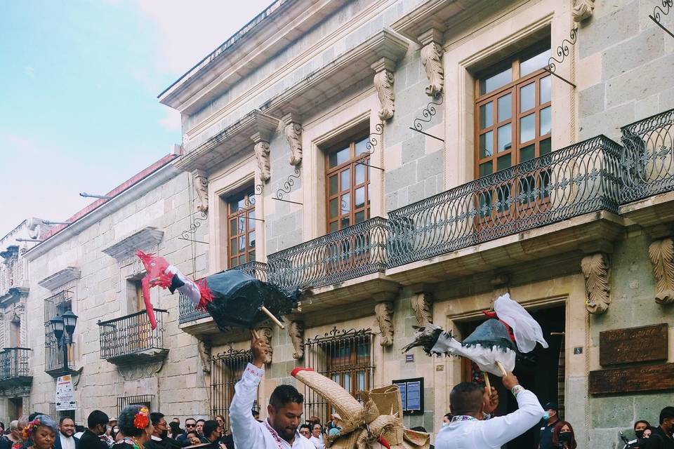 Fiesta con guajolotes