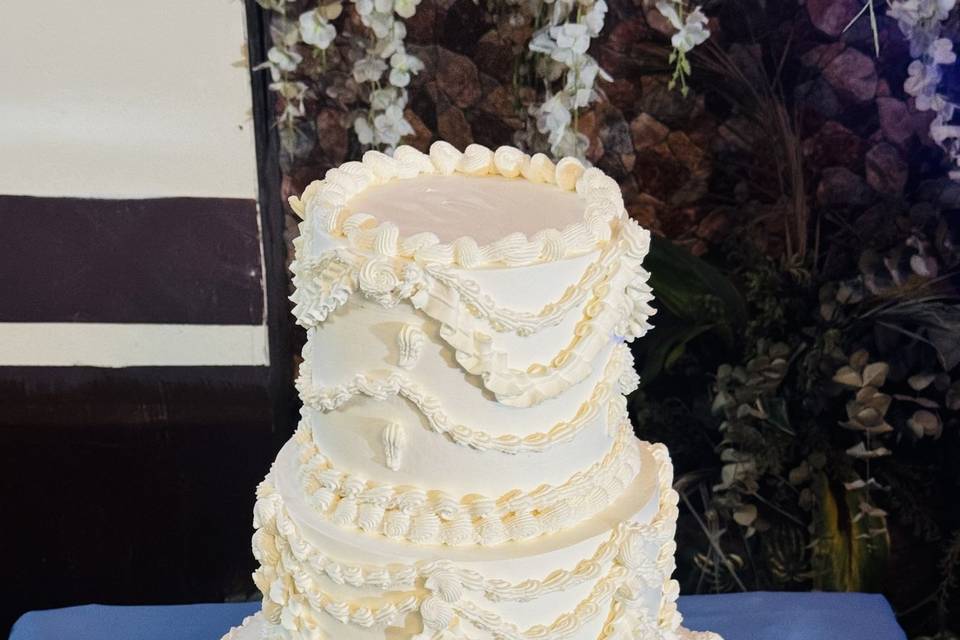 Pastel vintage de Boda