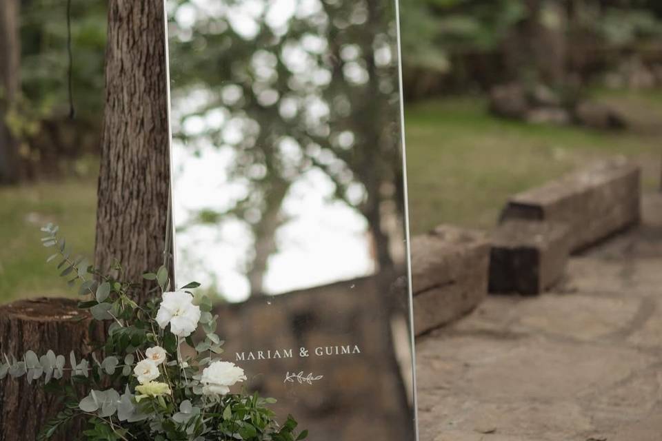 Decoración en recepción