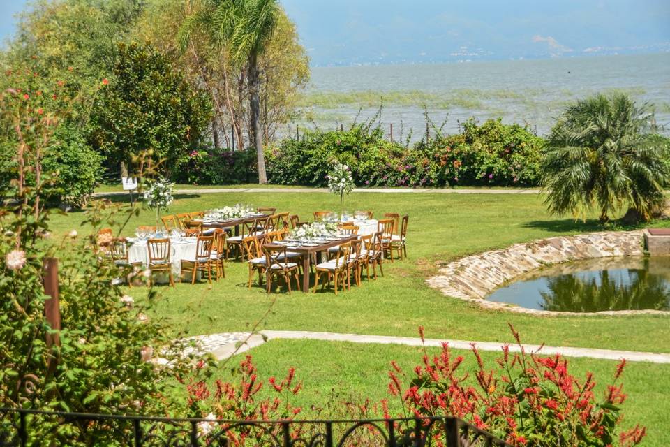 Jardín para bodas en Chapala
