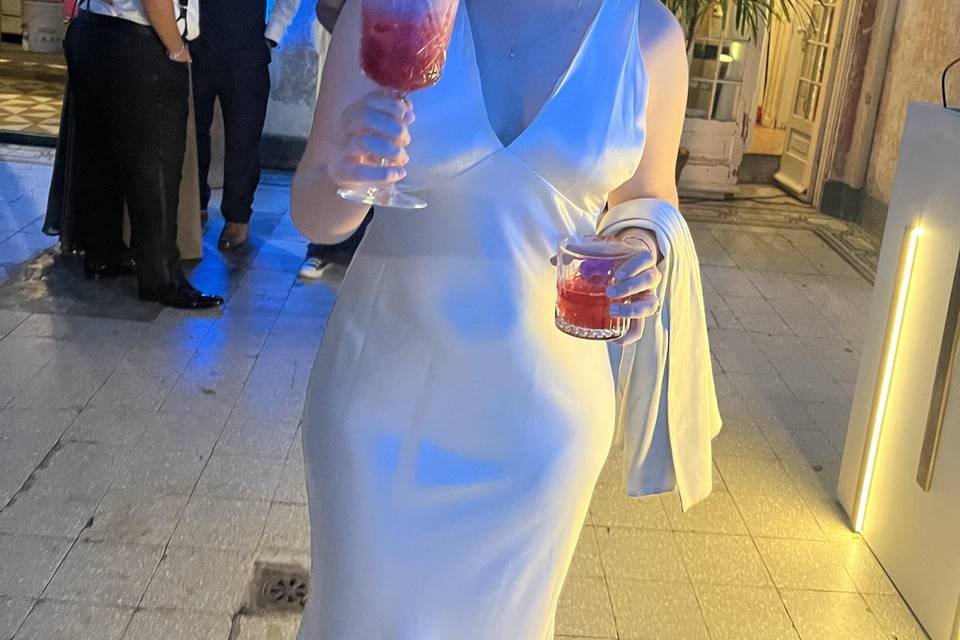 Novia feliz