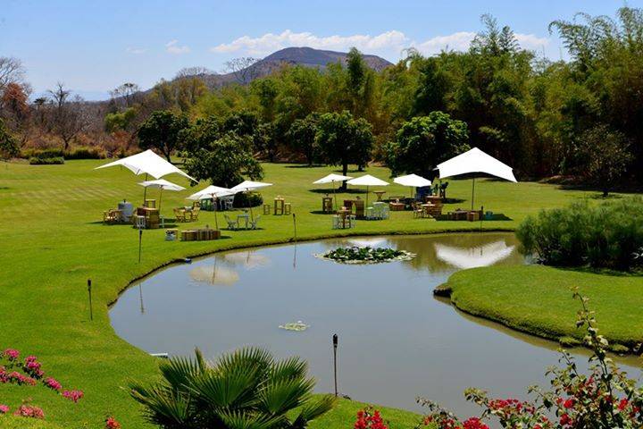 Cóctel en jardín los mangos