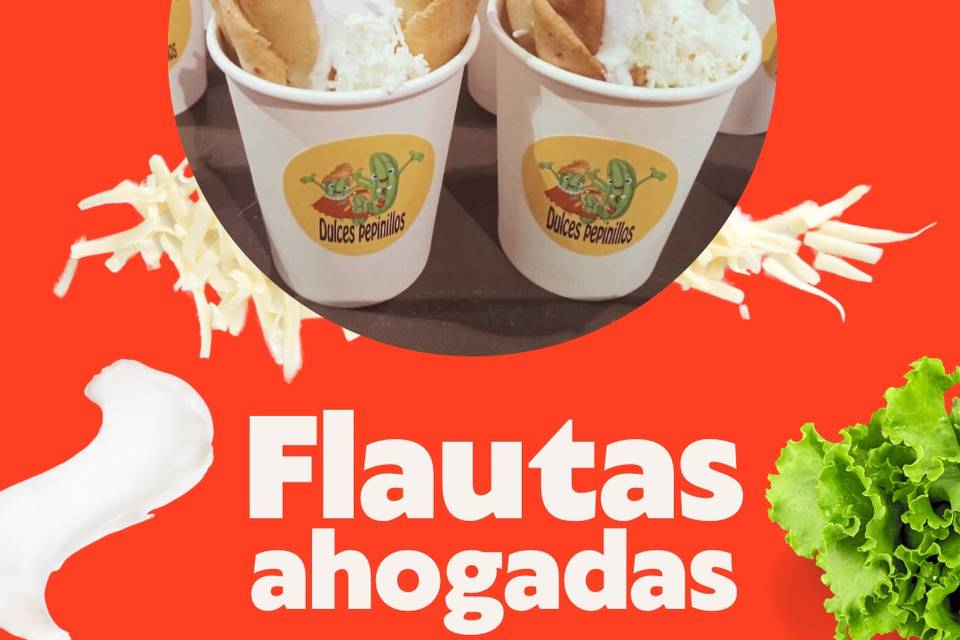 Flautas ahogadas