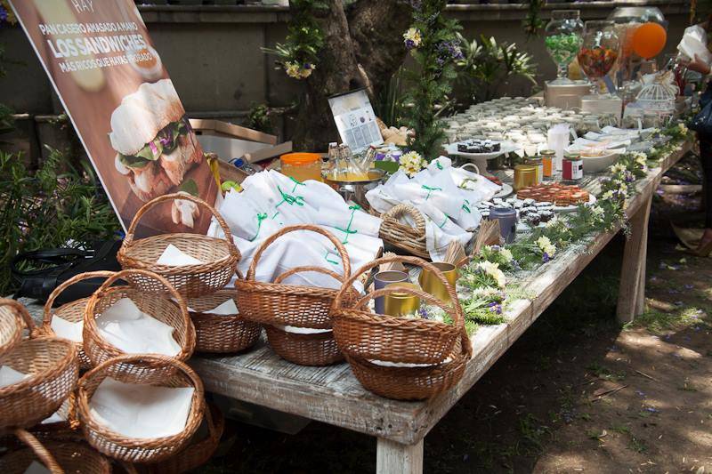 Picnic mesa salada