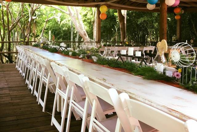 Mesa decorada