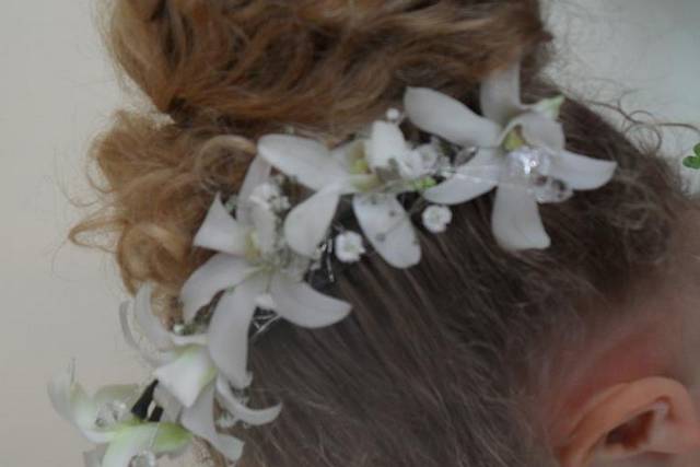 Flores para el cabello