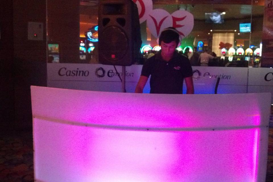 DJ actuando en una boda