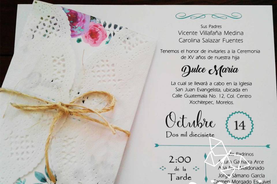 Invitación giratoria