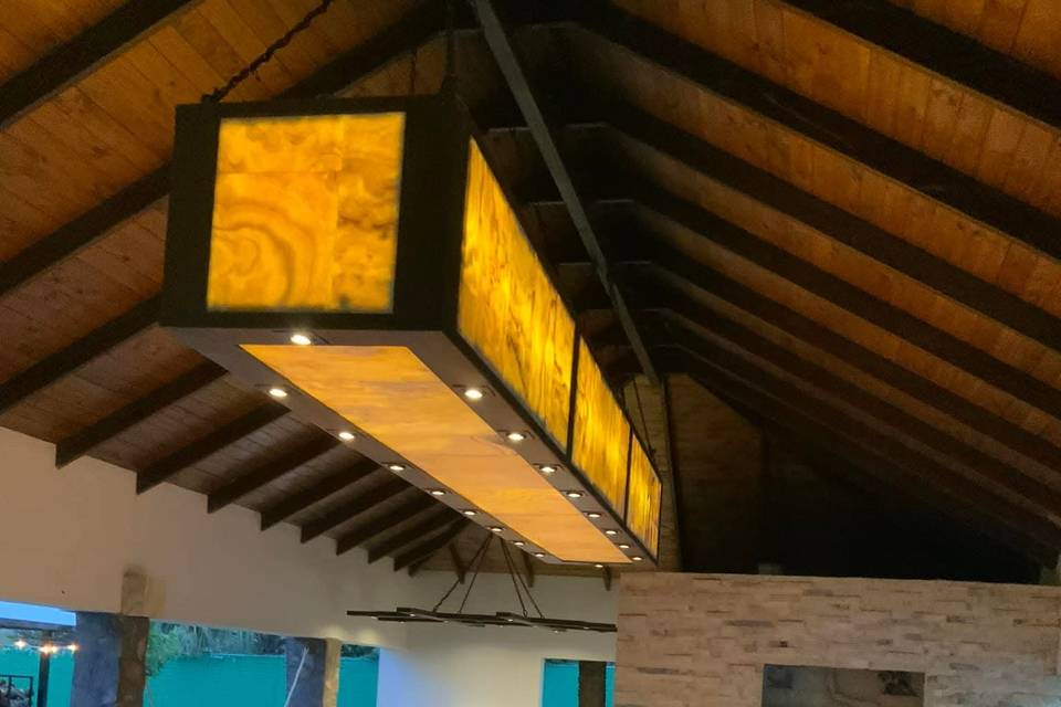 Palapa techada