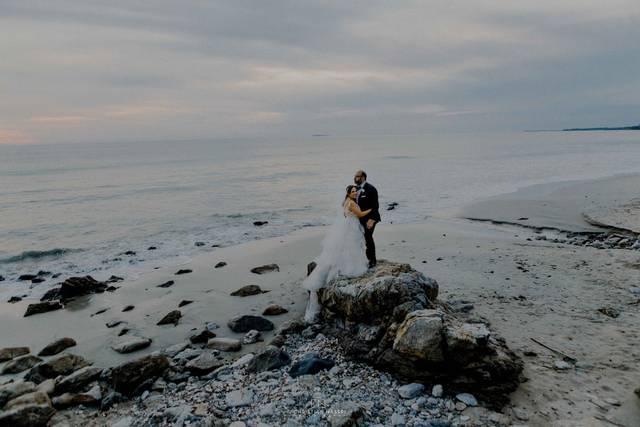Bride and Groom in Punta Mita