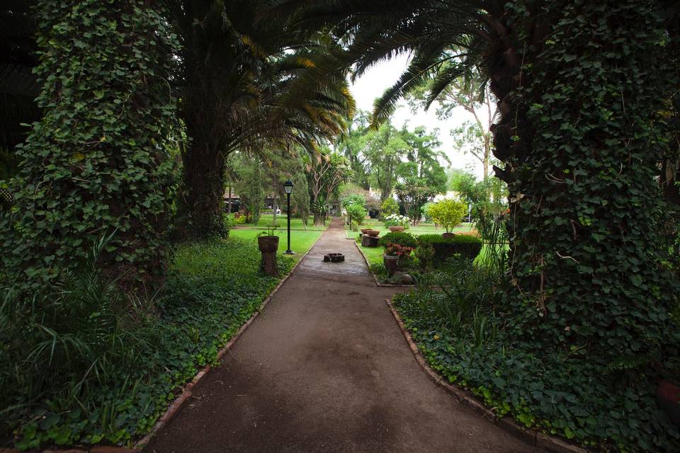 Jardín principal