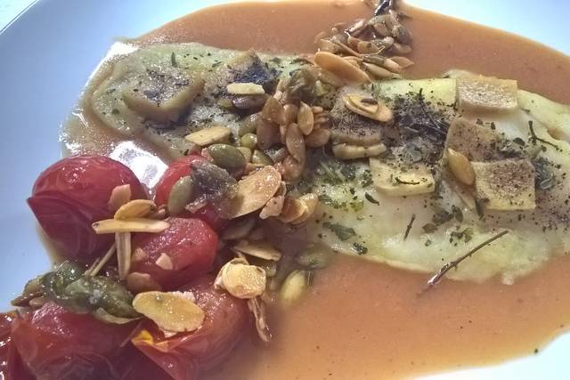 Salsa andaluza al pescado