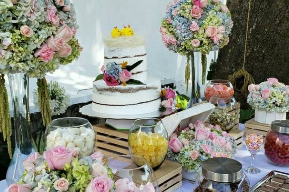 Mesa de dulces boda 70 pax