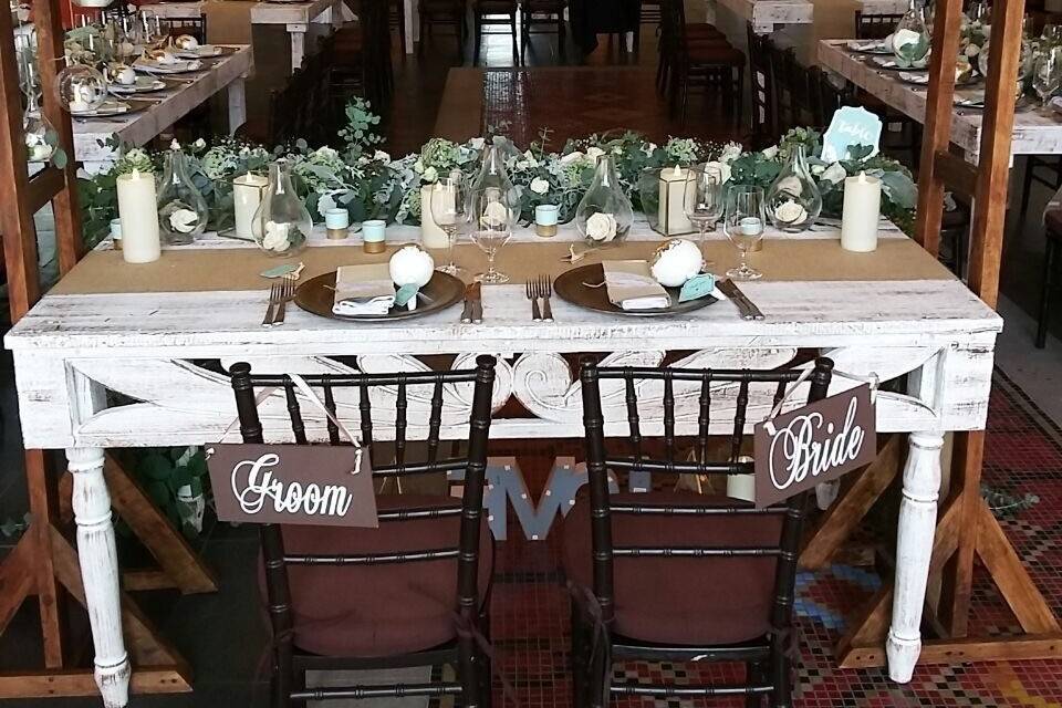 Mesa para Novios