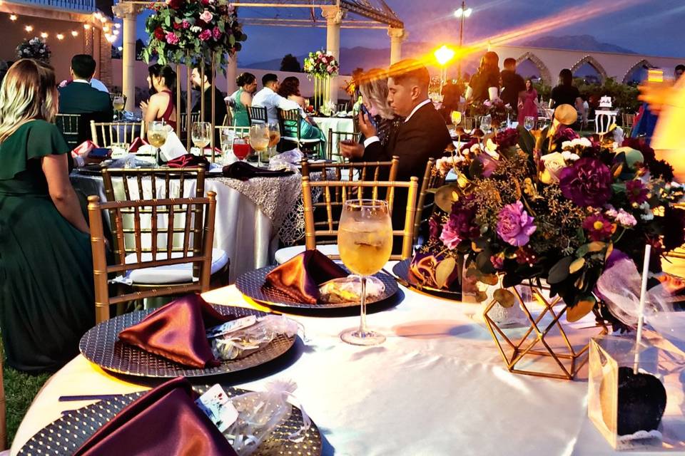 Jardín para recepción