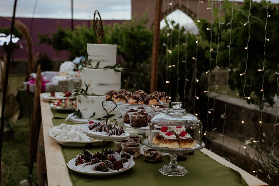 Mesas de postres