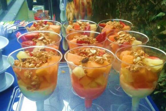 Copas con fruta