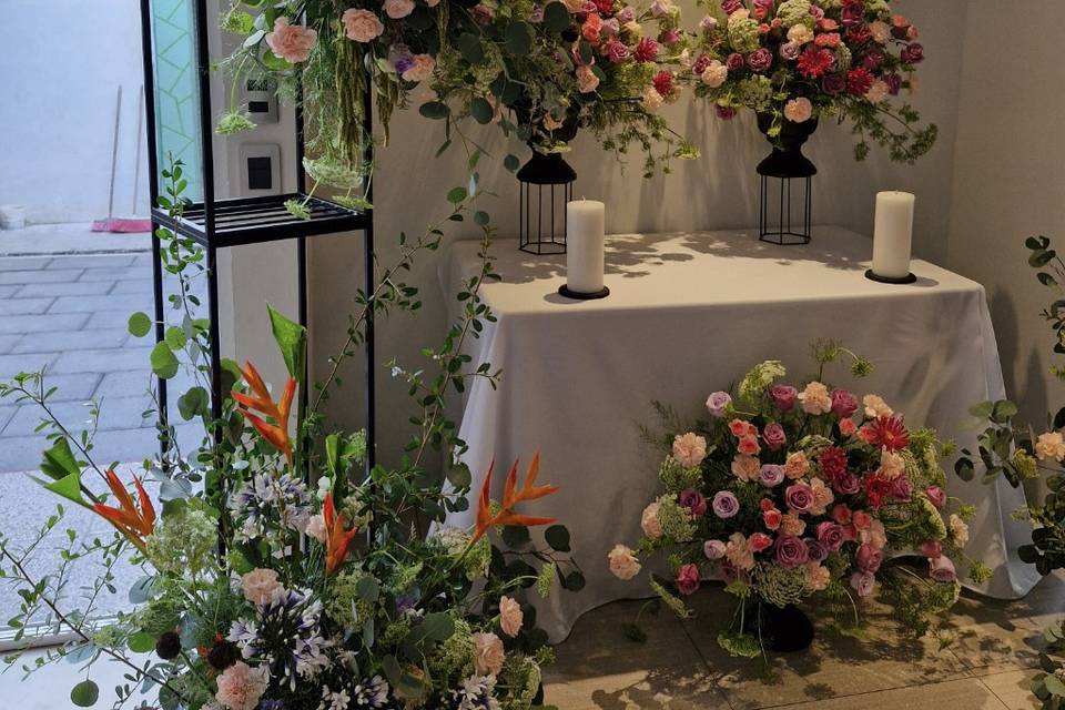 Altar y copas