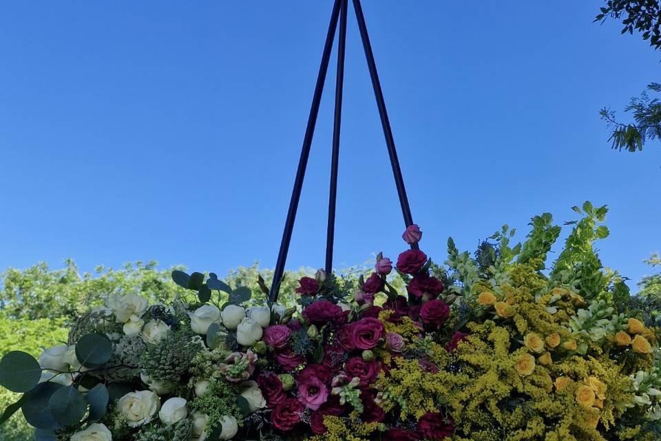 Porta foto floral