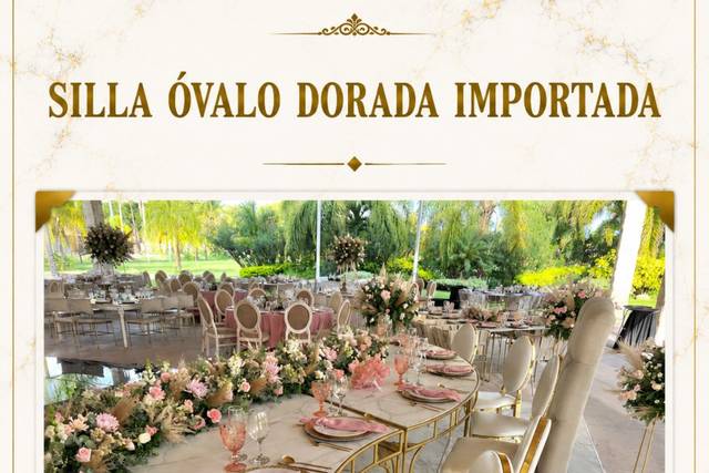 Silla Dorada Importada